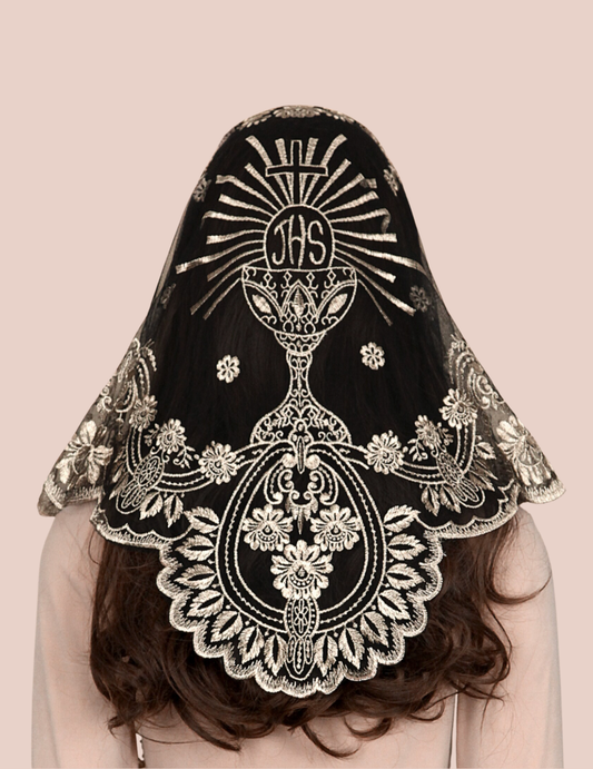 "Corpus Christi" Mantilla Veil