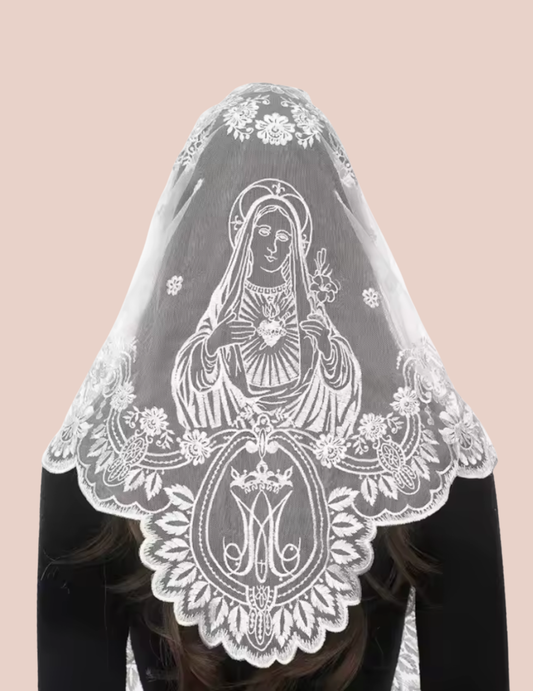 "Immaculata" Mantilla Veil