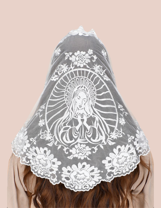 "Ave Maria" Mantilla Veil