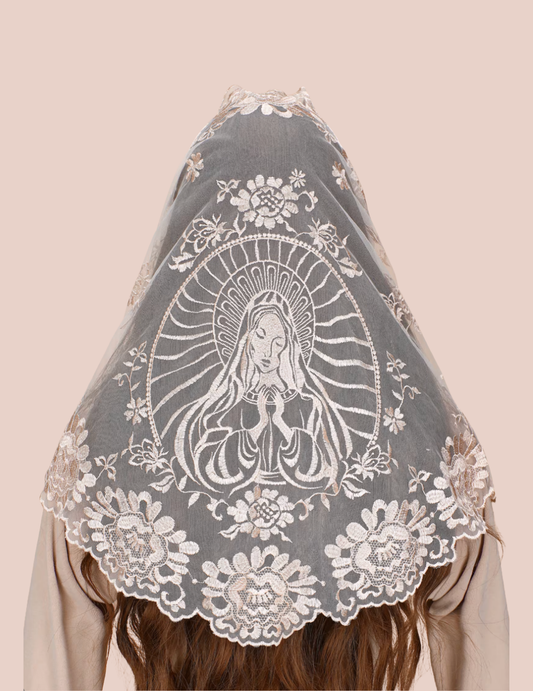 "Ave Maria" Mantilla Veil