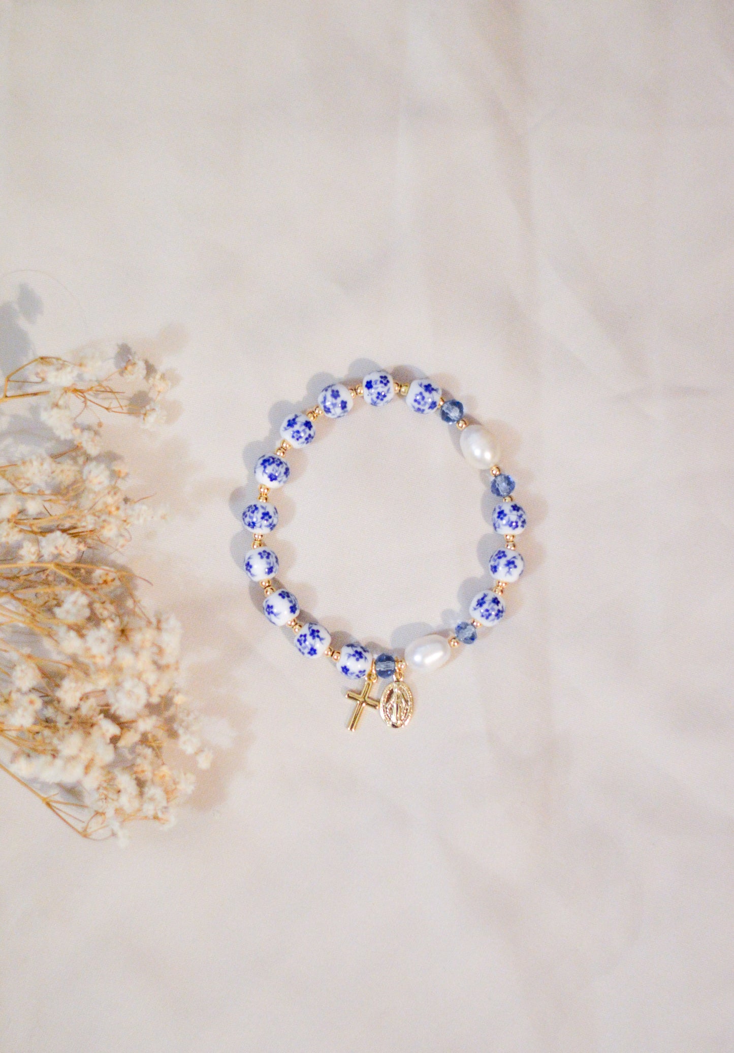 Our Lady’s Garden Rosary Bracelet