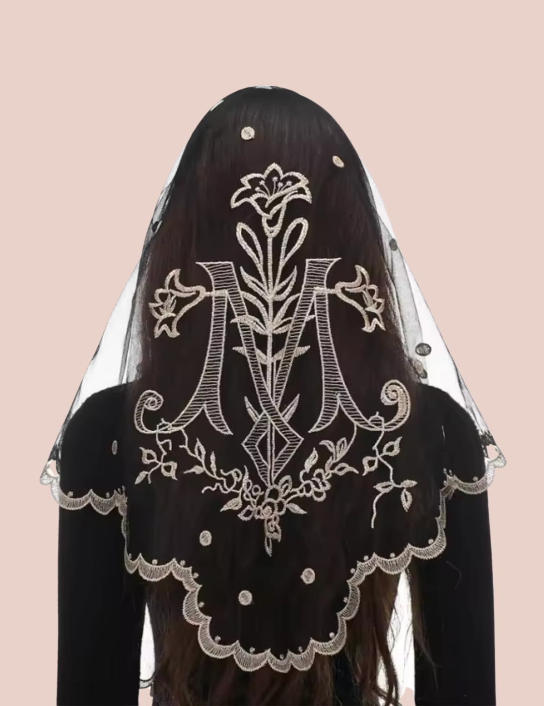 "Sancta Maria" Mantilla Veil