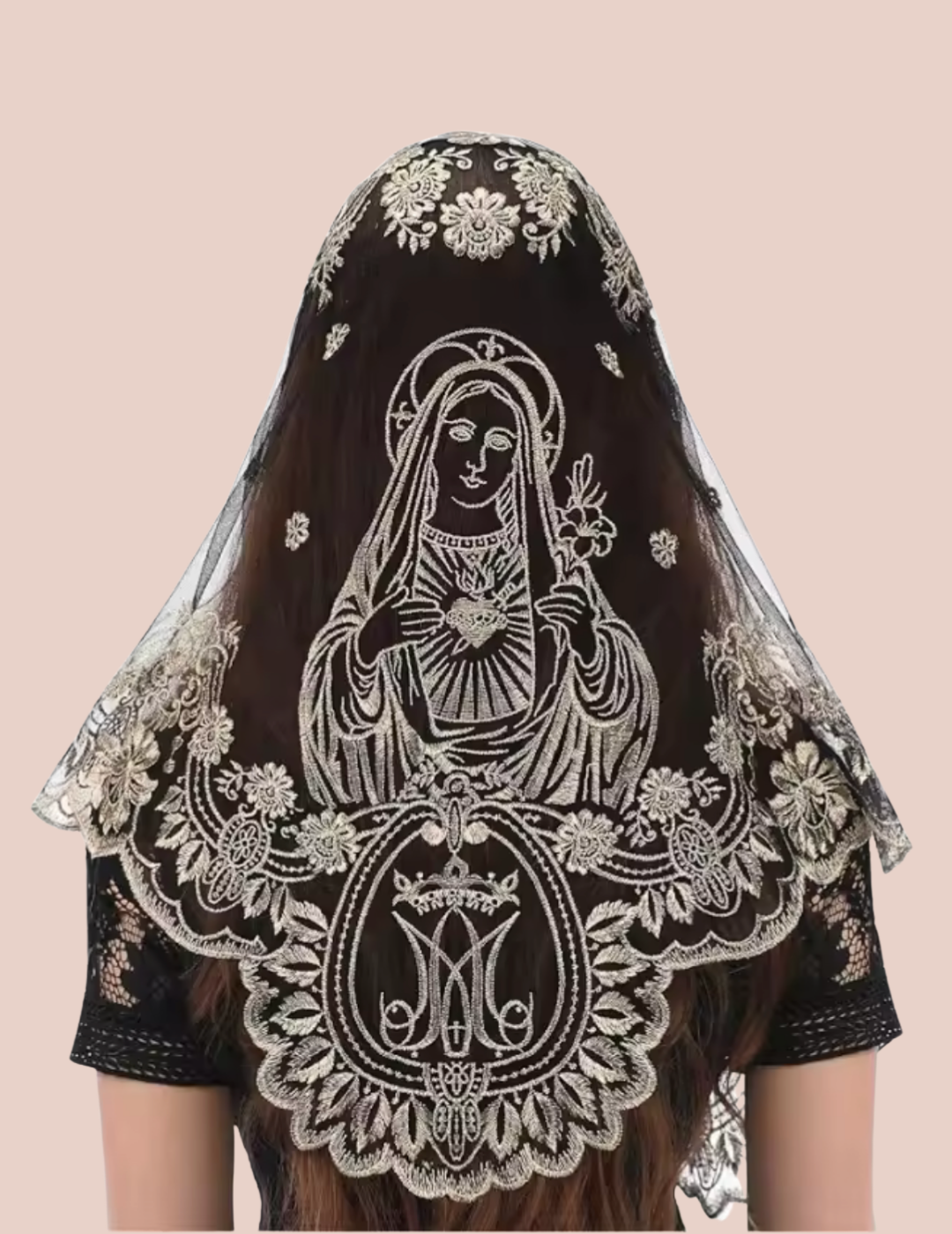 "Immaculata" Mantilla Veil