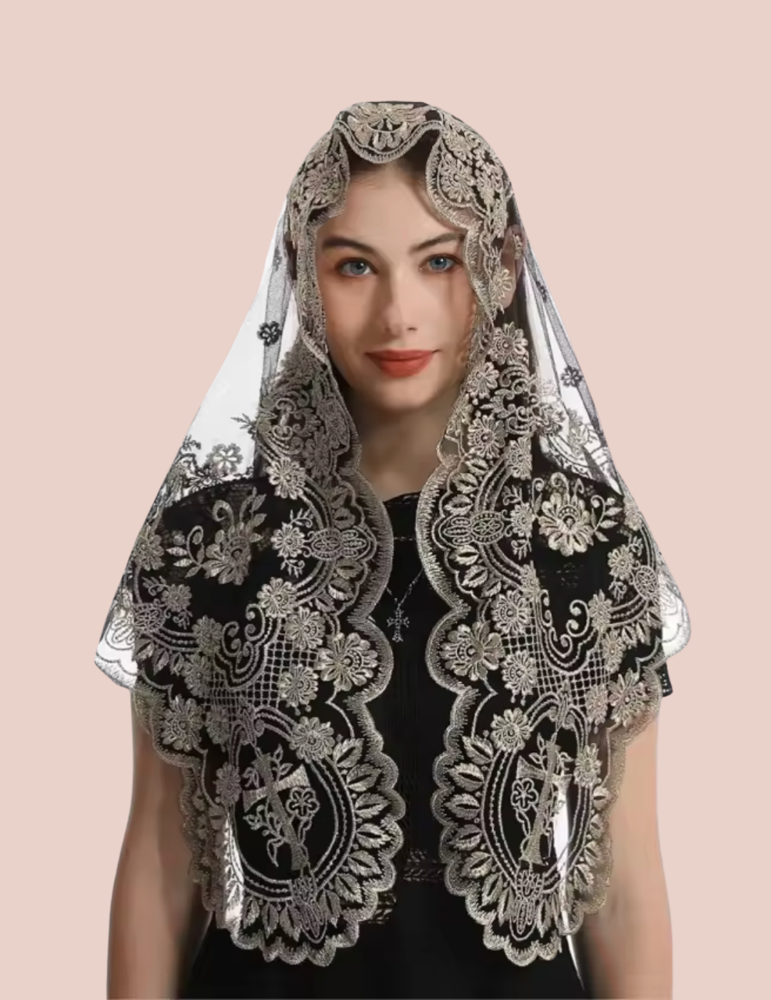 "Immaculata" Mantilla Veil