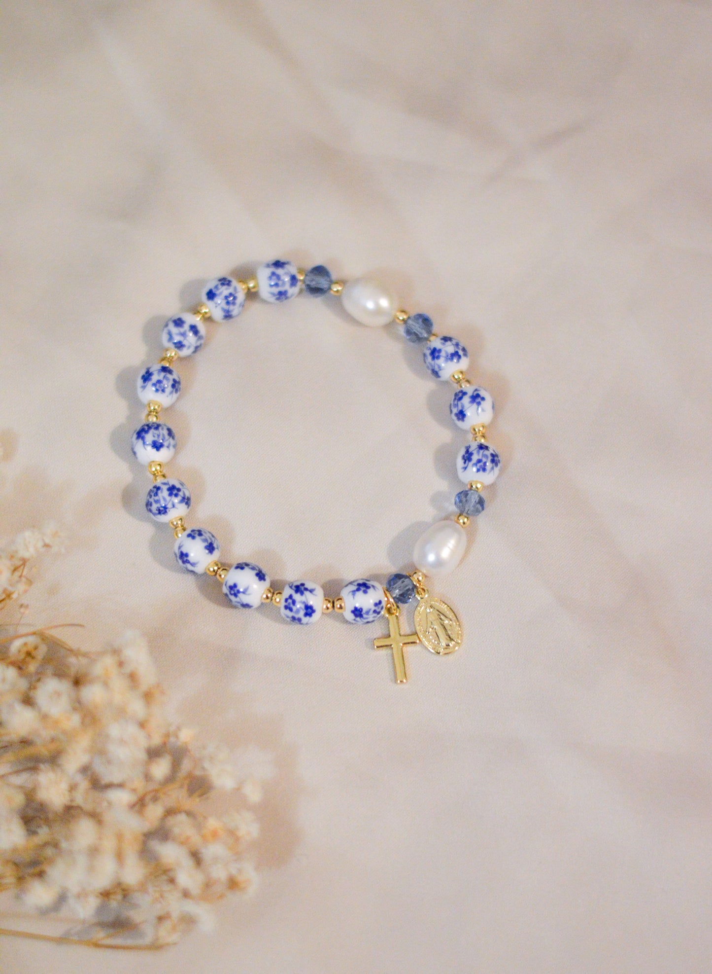 Our Lady’s Garden Rosary Bracelet