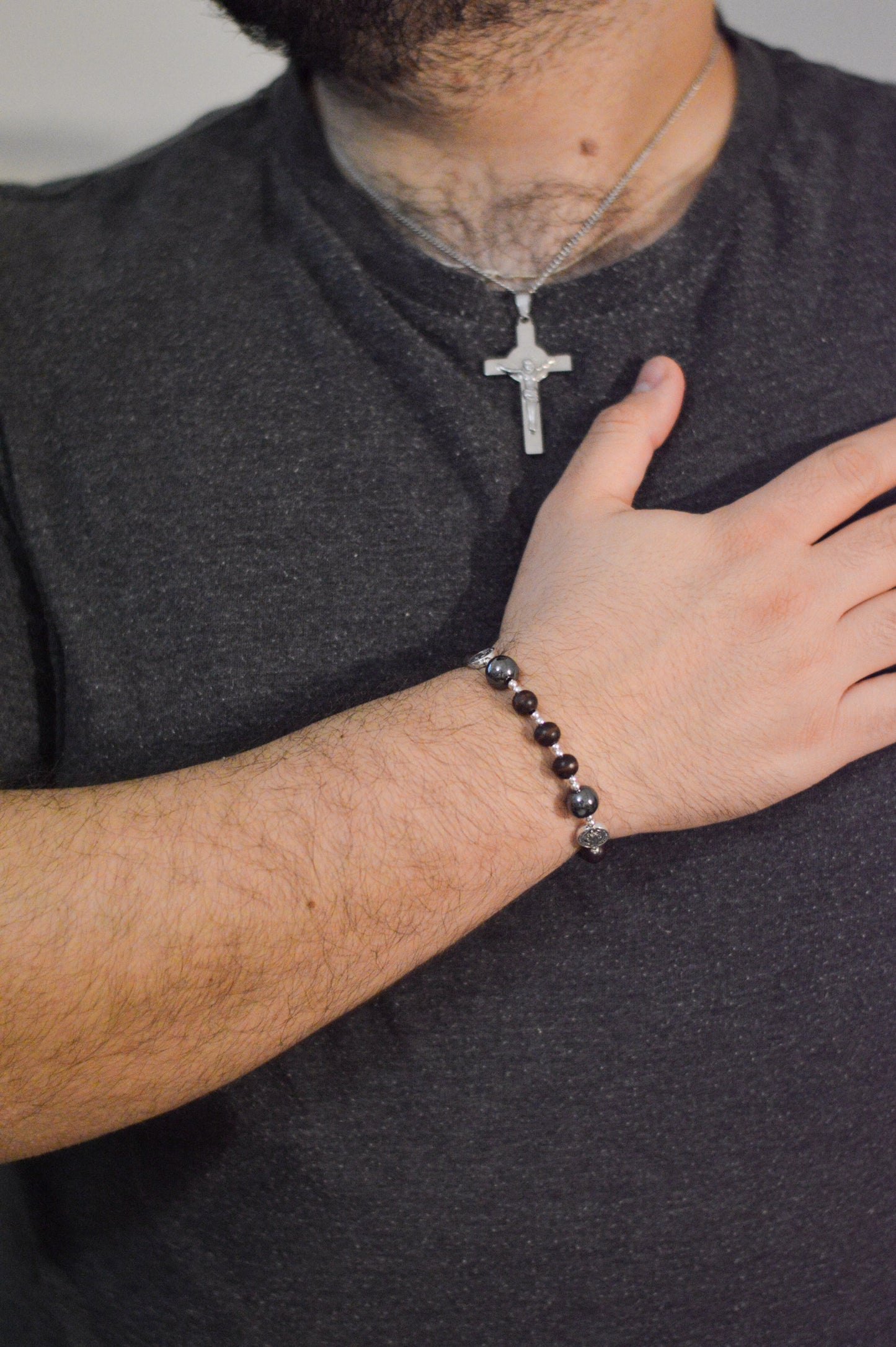 Saint Benedict Rosary Bracelet