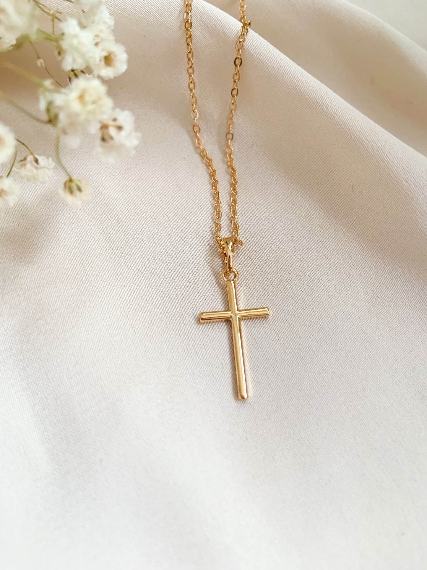 Simple Cross Necklace