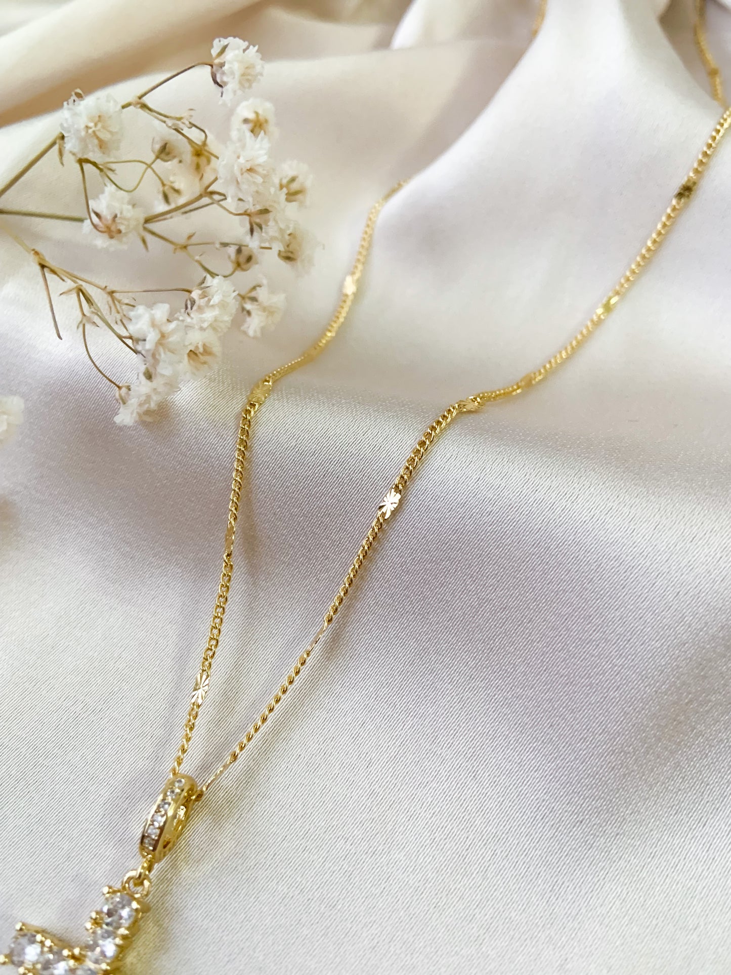 "Crystal" Gold Plated Necklace