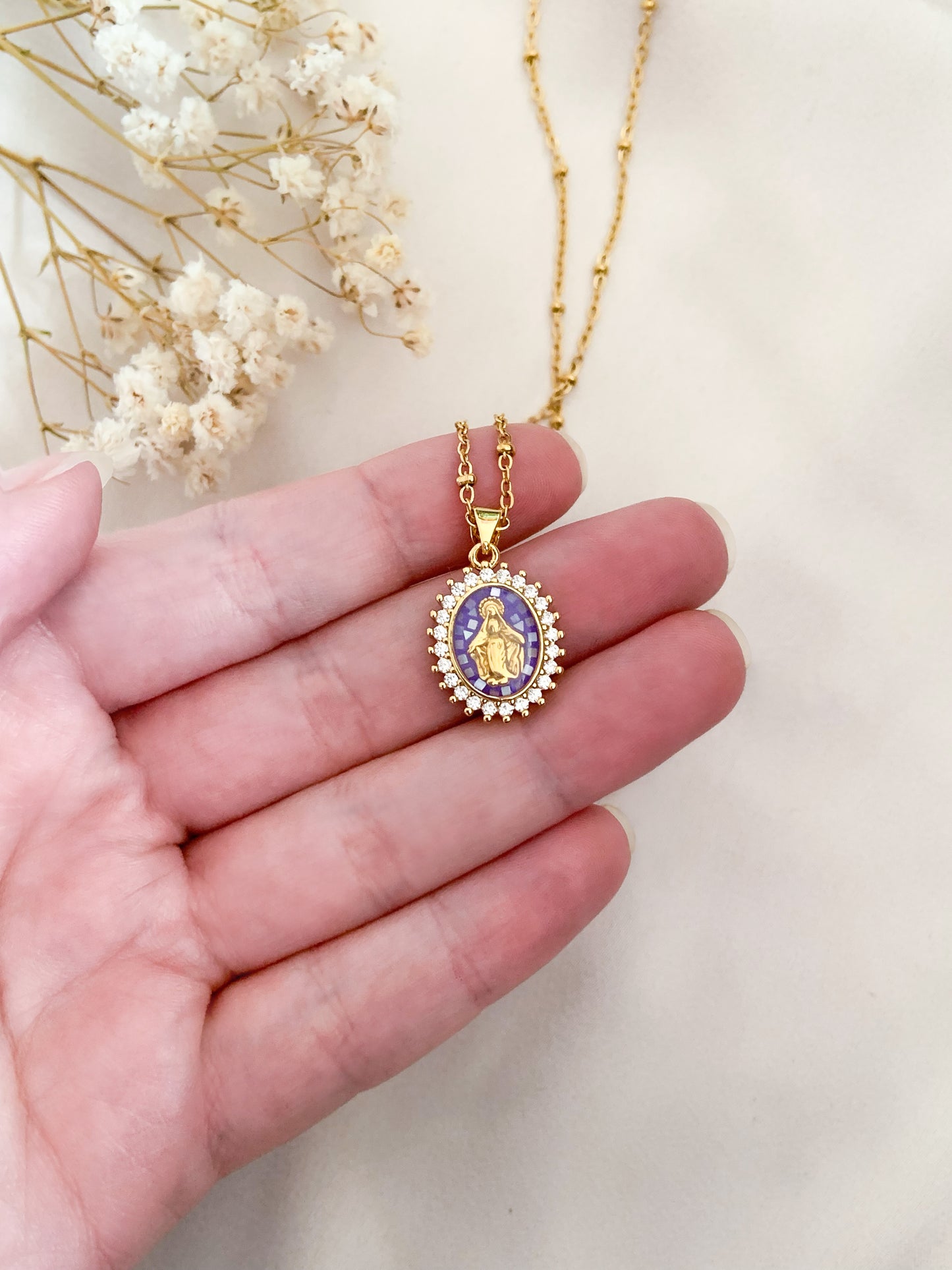 "Mary" Necklace – Lavender