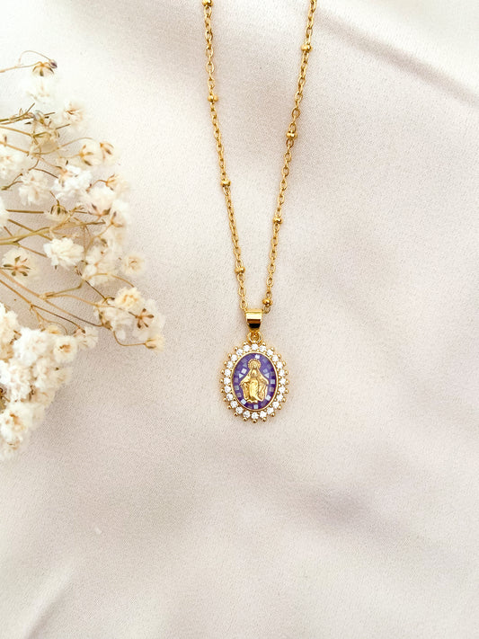 "Mary" Necklace – Lavender